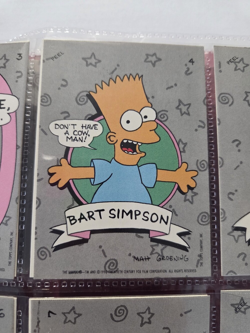 The Simpsons - Vintage 1990 Topps The Simpsons Cards - Complete Set With Extras - Picture 7 of 10